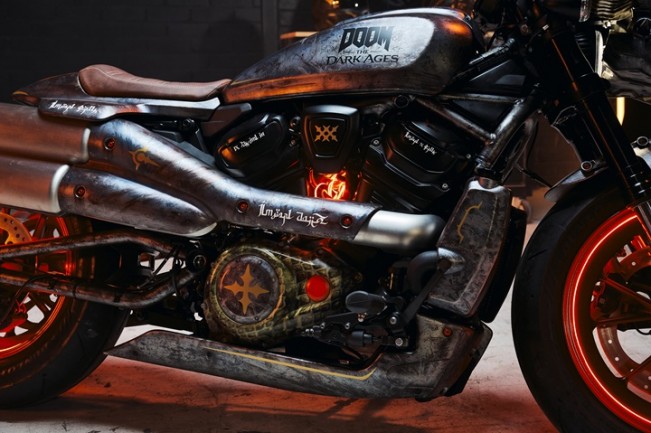 DOOM: The Dark Ages Custom Harley-Davidson Motorcycle revealed