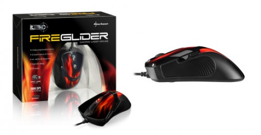 Sharkoon Rush Fireglider gaming mouse